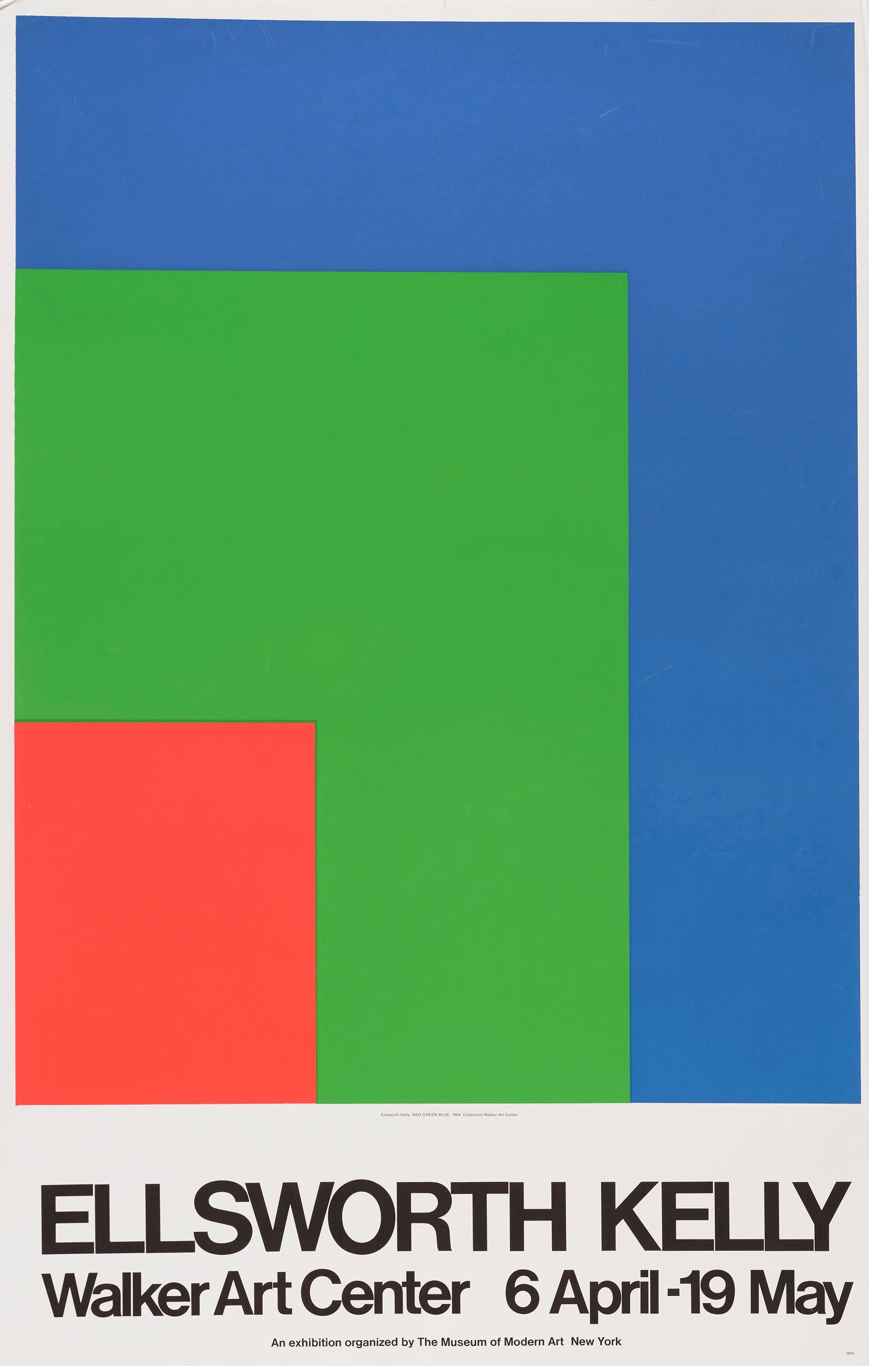 Ellsworth Kelly (rouge, vert, bleu), Walker Art Center