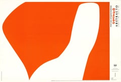 Ellsworth Kelly 'Rojo Blanco' 1996- Póster Vintage