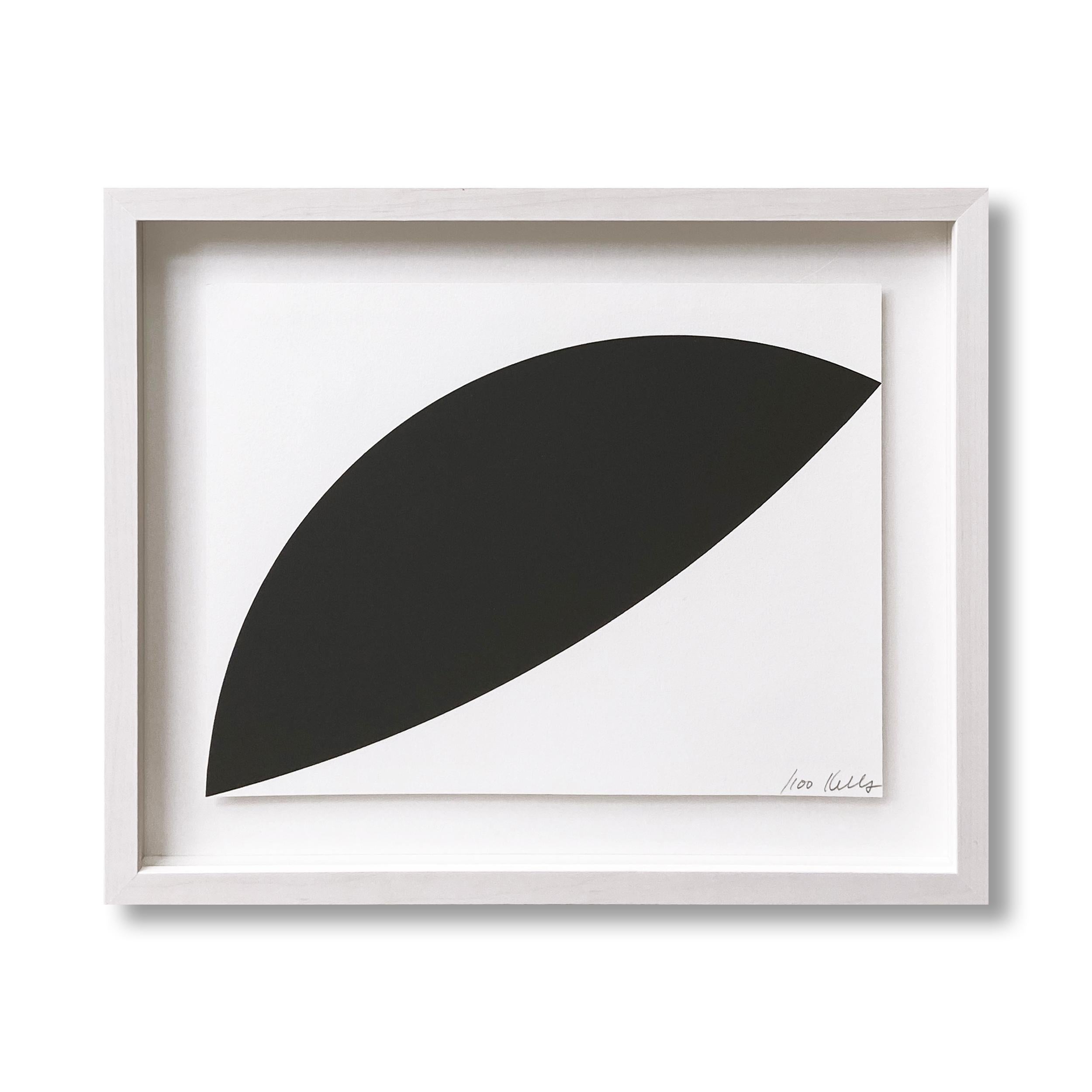 Ellsworth Kelly, Two Curves, Signed lithograph, Abstract Art, Minimalism