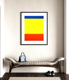 Ellsworth Kelly Untitled, Blue, Yellow, Red Signed Screenprint Edition of 35