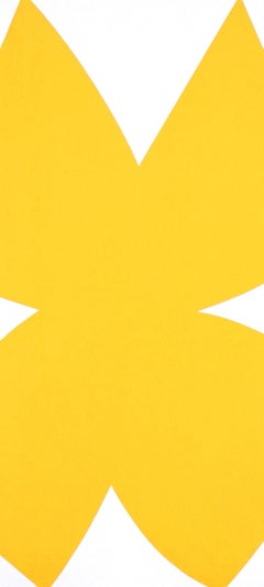 Ellsworth Kelly, Yellow Shape, from Derriere le Miroir, 1958