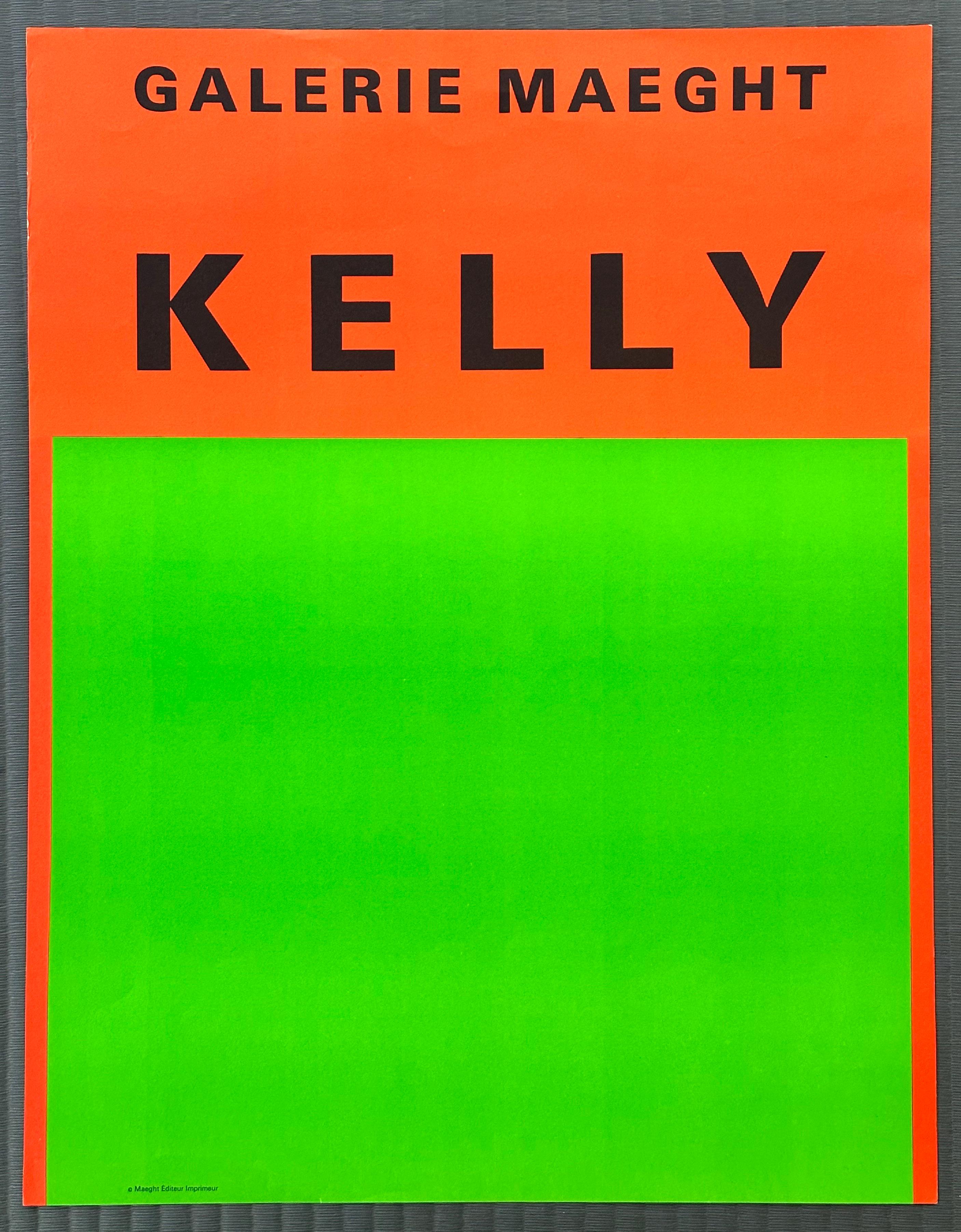 Ellsworth Kelly Abstract Print – Ausstellungsplakat