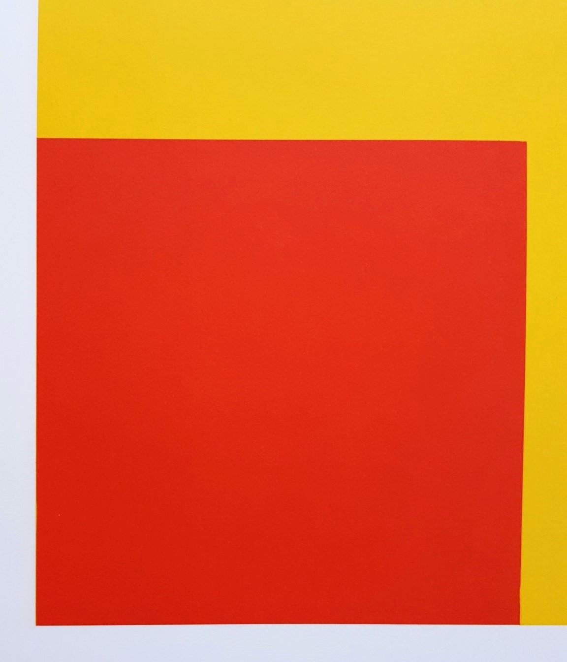 Fondation Maeght (rouge, jaune, bleu) /// Abstract Geometric Ellsworth Kelly  en vente 2