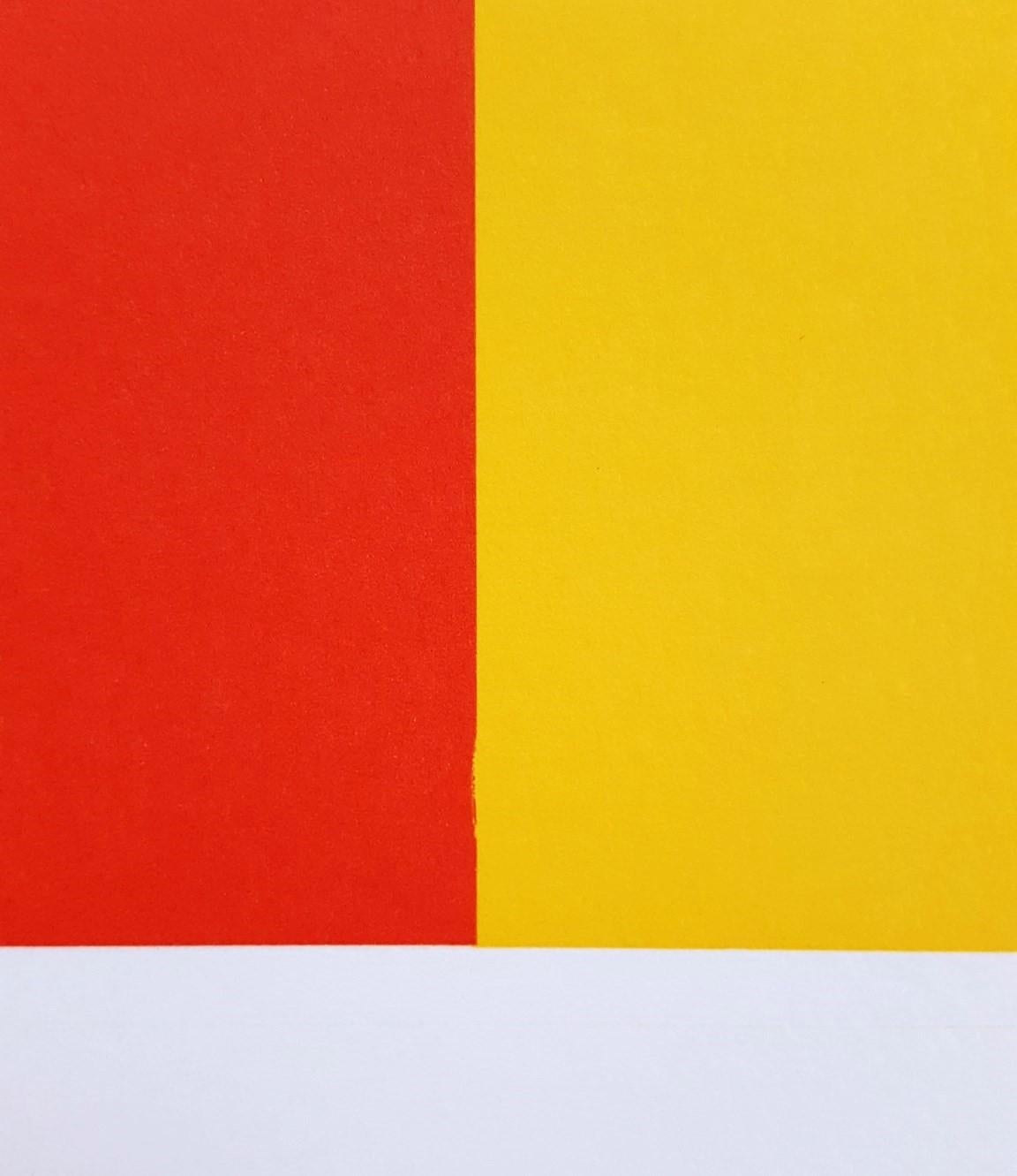 Fondation Maeght (rouge, jaune, bleu) /// Abstract Geometric Ellsworth Kelly  en vente 3