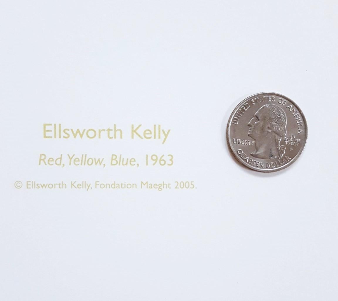 Fondation Maeght (rouge, jaune, bleu) /// Abstract Geometric Ellsworth Kelly  en vente 8