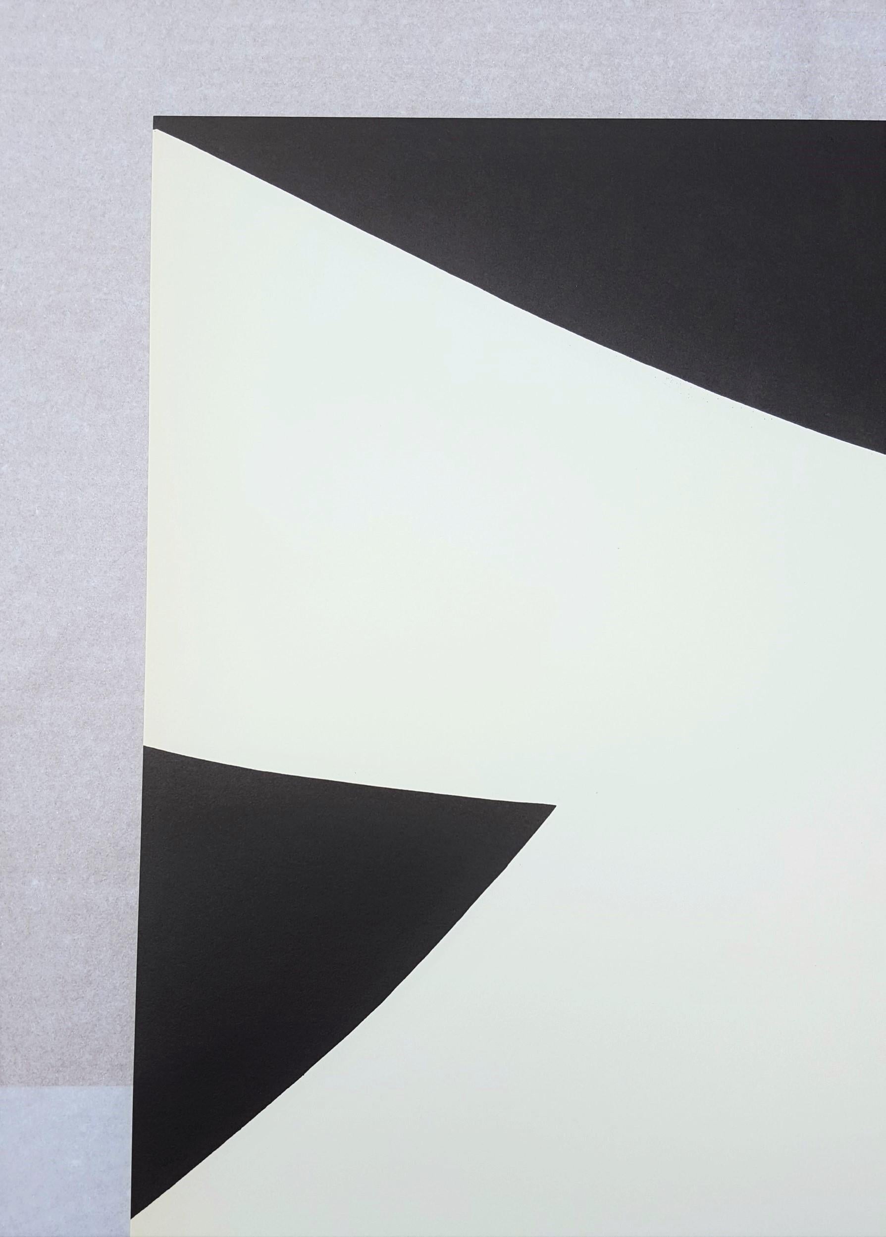 Galerie Maeght /// Abstrakte geometrische Ellsworth Kelly Minimalismus Modern Paris im Angebot 3