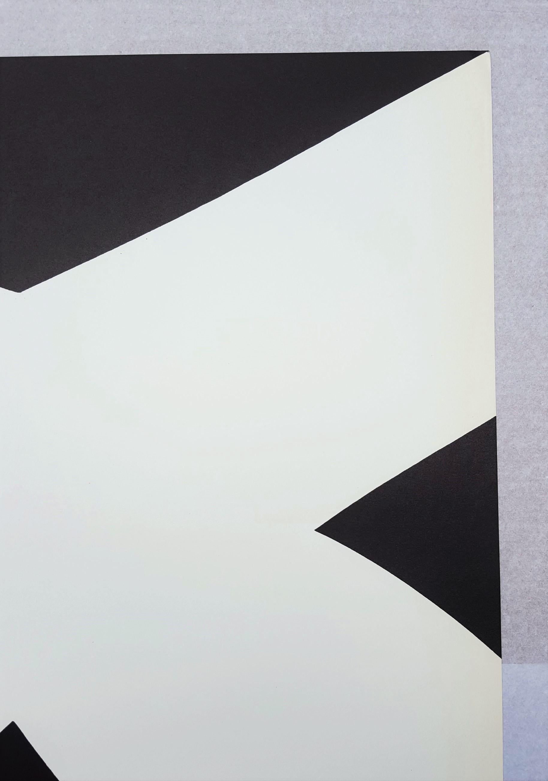 Galerie Maeght /// Abstrakte geometrische Ellsworth Kelly Minimalismus Modern Paris im Angebot 4