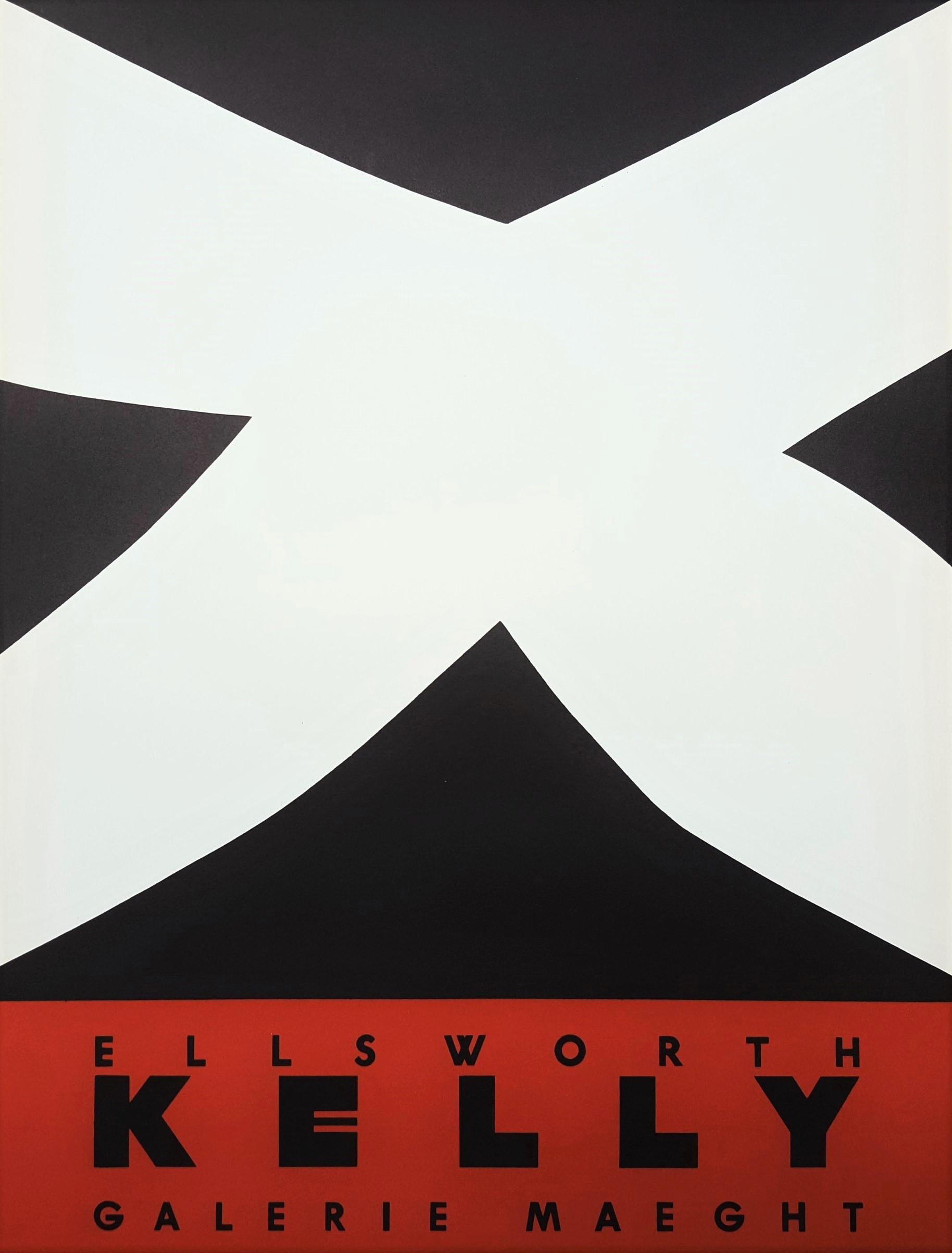 Galerie Maeght /// Abstrakte geometrische Ellsworth Kelly Minimalismus Modern Paris