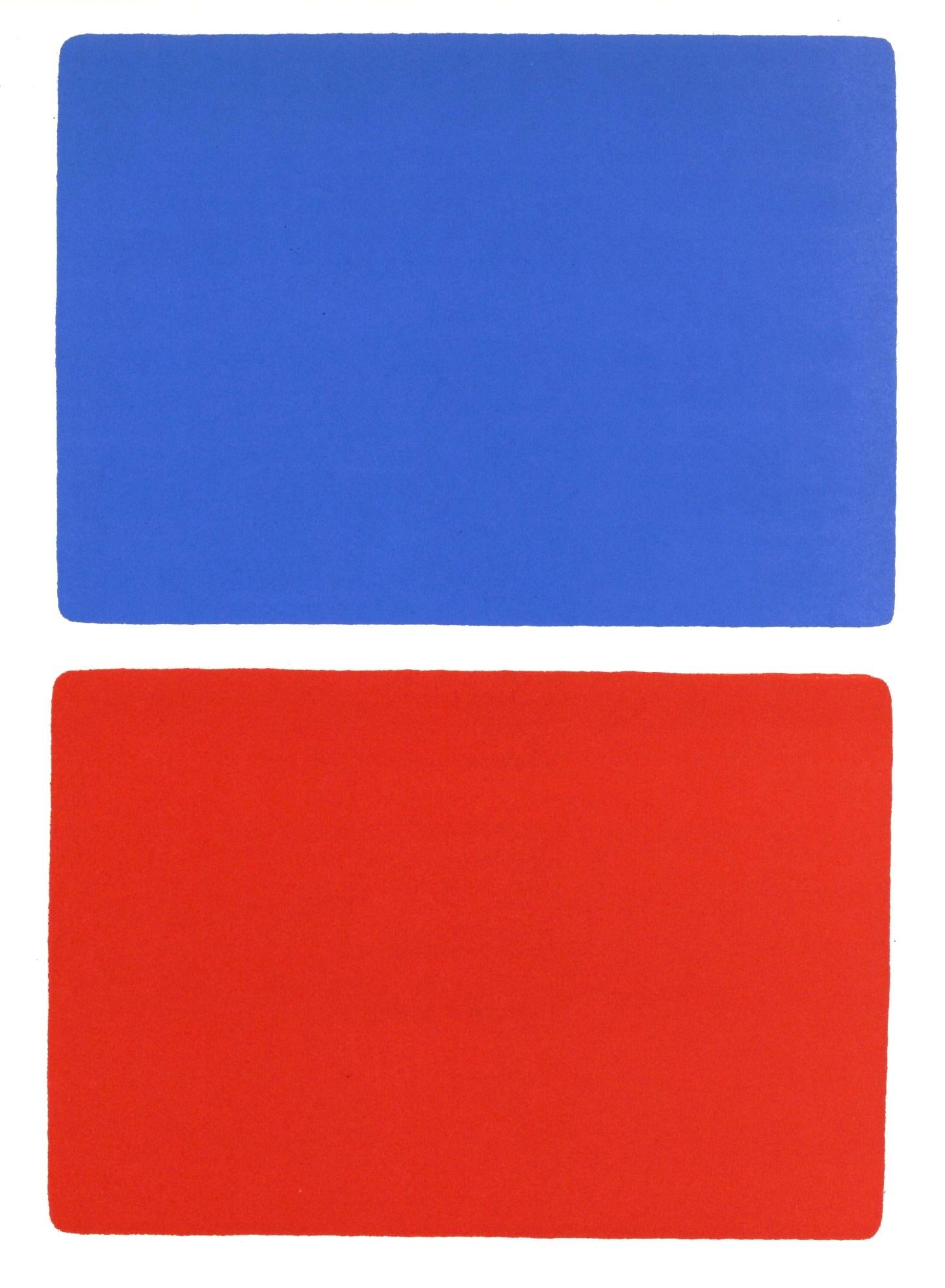 Ellsworth Kelly Landscape Print - Kelly, Composition (Axsom 180, IE), Derrière le miroir (after)