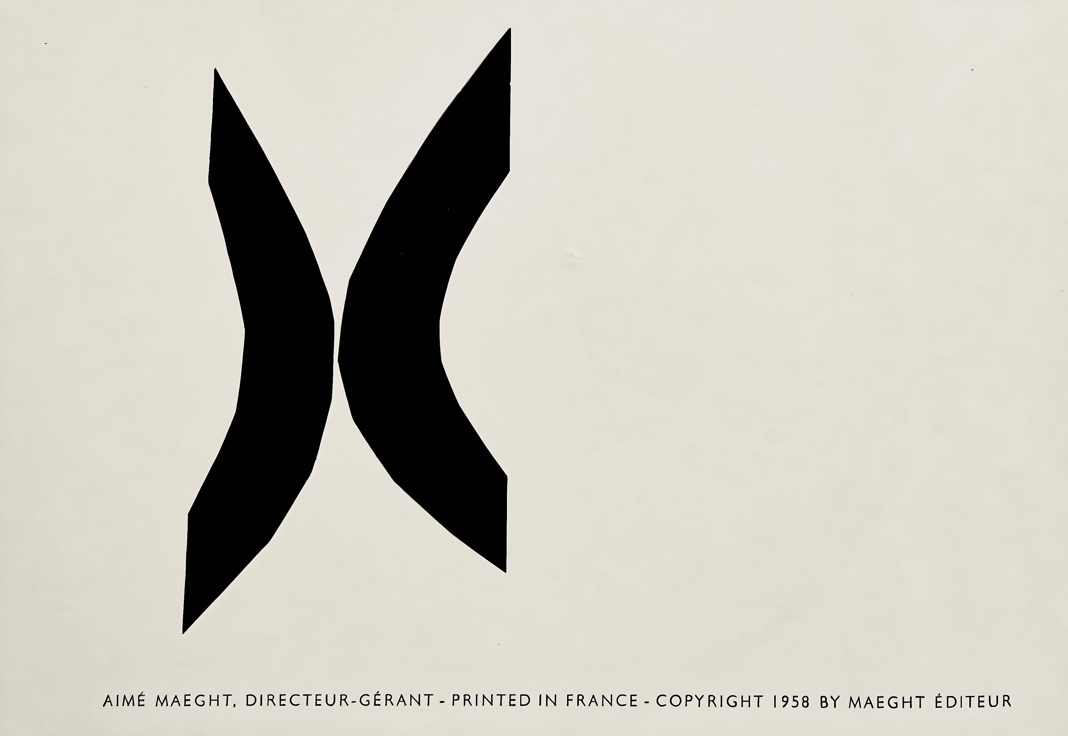 Lithograph on vélin paper. Inscription: Unsigned and unnumbered. Good condition. Notes: From Derrière le miroir, N° 110, published by Aimé Maeght, Éditeur, Paris; printed by Éditions Pierre à Feu, Galerie Maeght, Paris, 1958. Excerpted from a