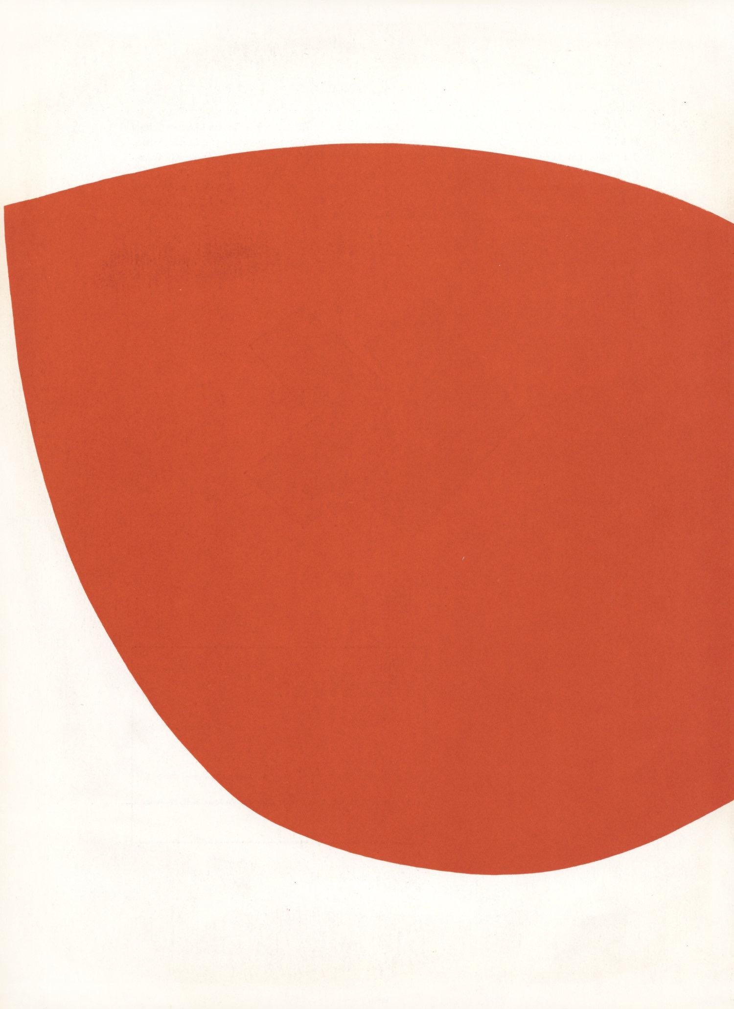 Ellsworth Kelly Landscape Print - Kelly, Composition (Axsom I-a, page 176), Derrière le miroir (after)