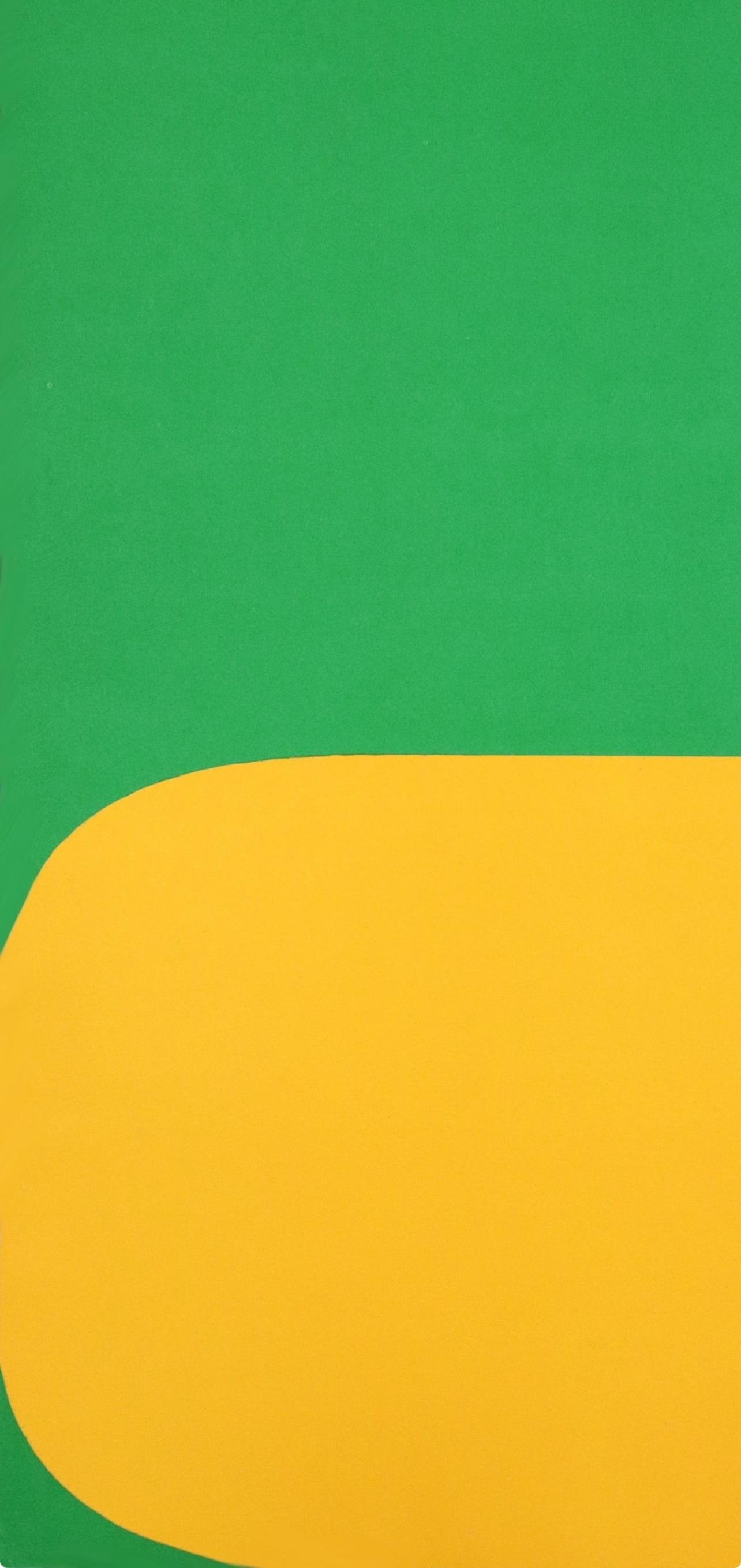 Kelly, Composition (Axsom No. I-b, p. 178), Derrière le miroir (after) - Abstract Expressionist Print by Ellsworth Kelly