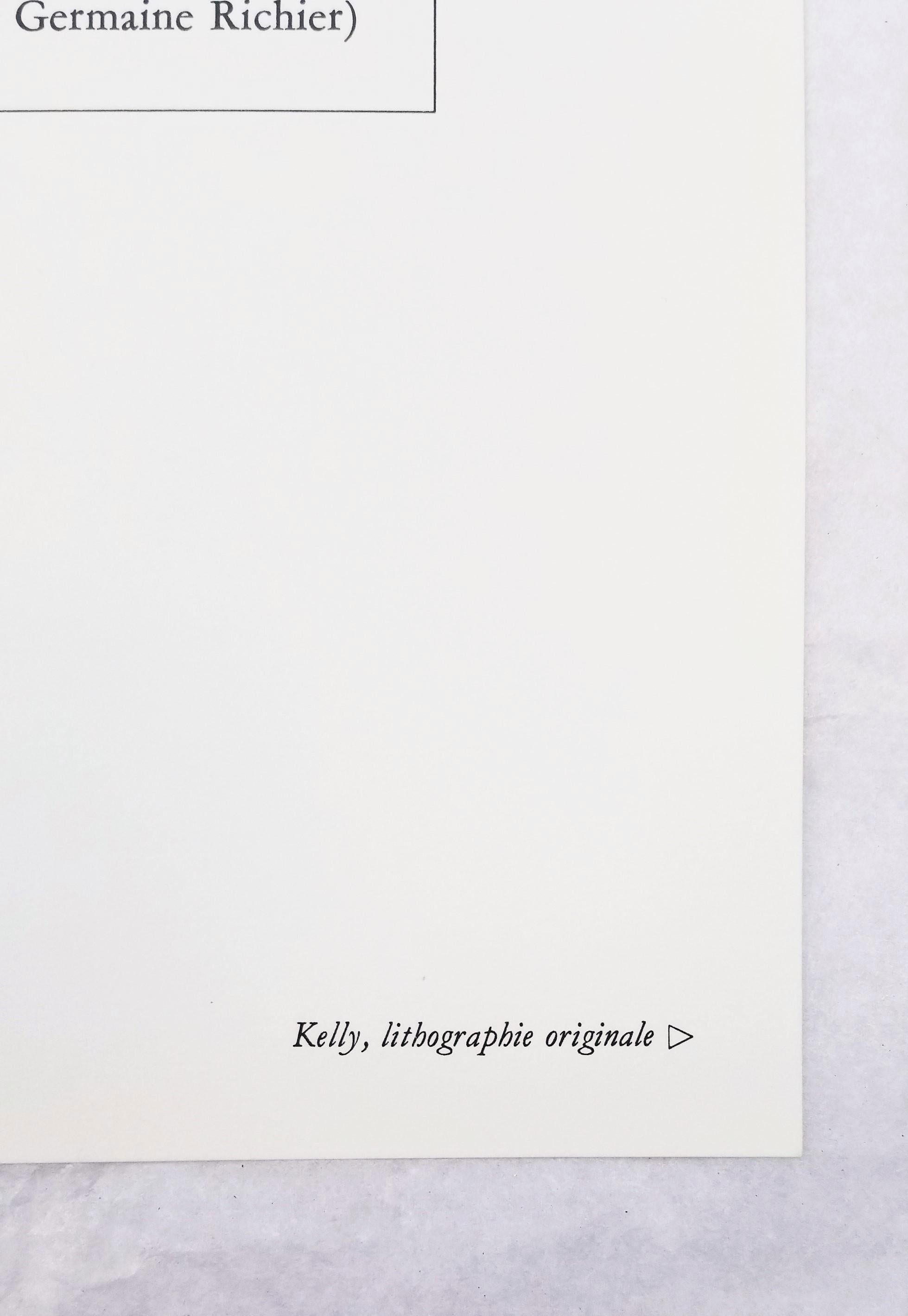 Lotus /// Ellsworth Kelly Minimalismo Botanico Fiore Litografia contemporanea in vendita 14