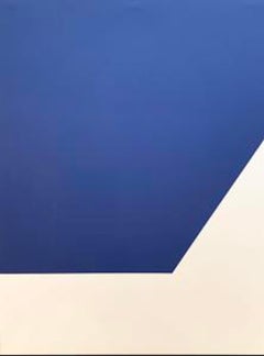 Mallarmé Suite: Blue; 1992; Lithograph printed on Rives BFK wove paper; 29 x 21