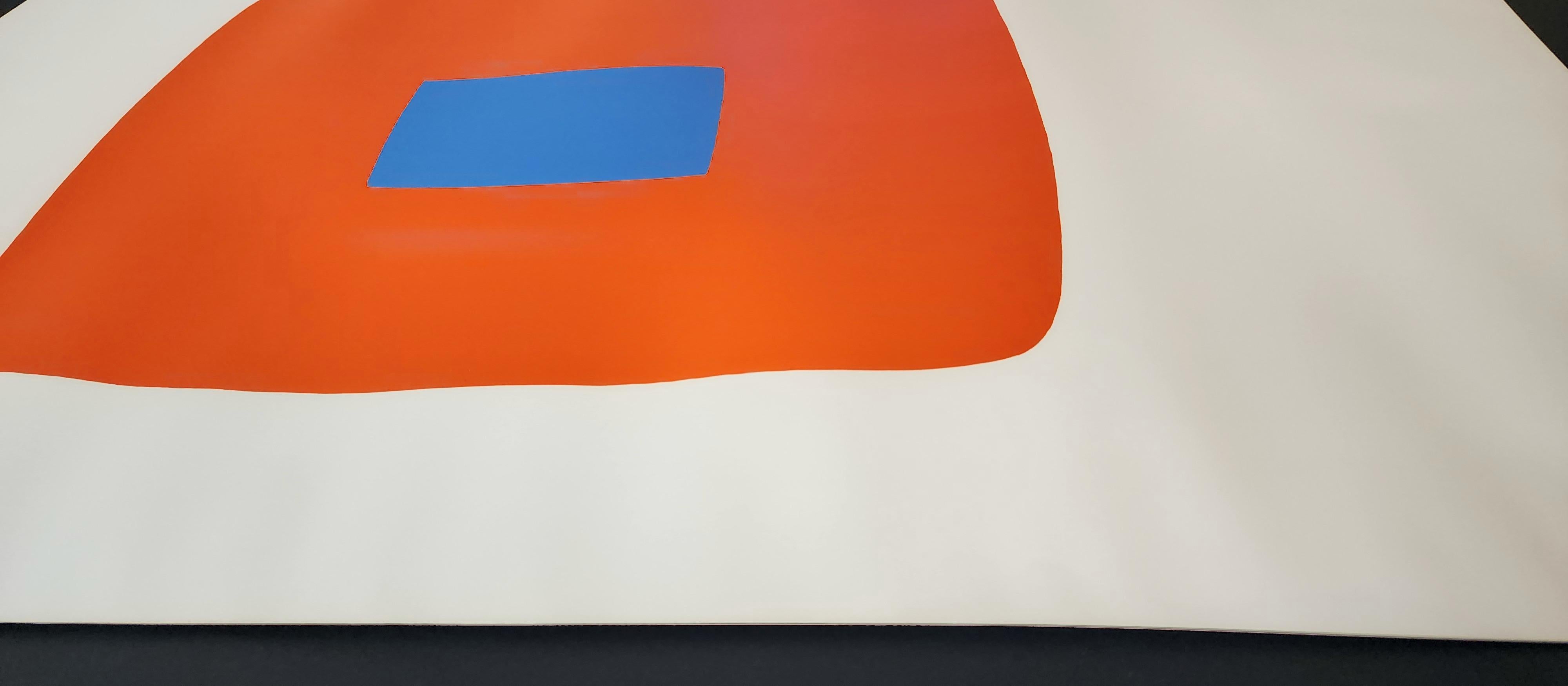 Orange with Blue (Minimalism, Iconic, Blue Chip, Abstract, Modern, 30% OFF) 15