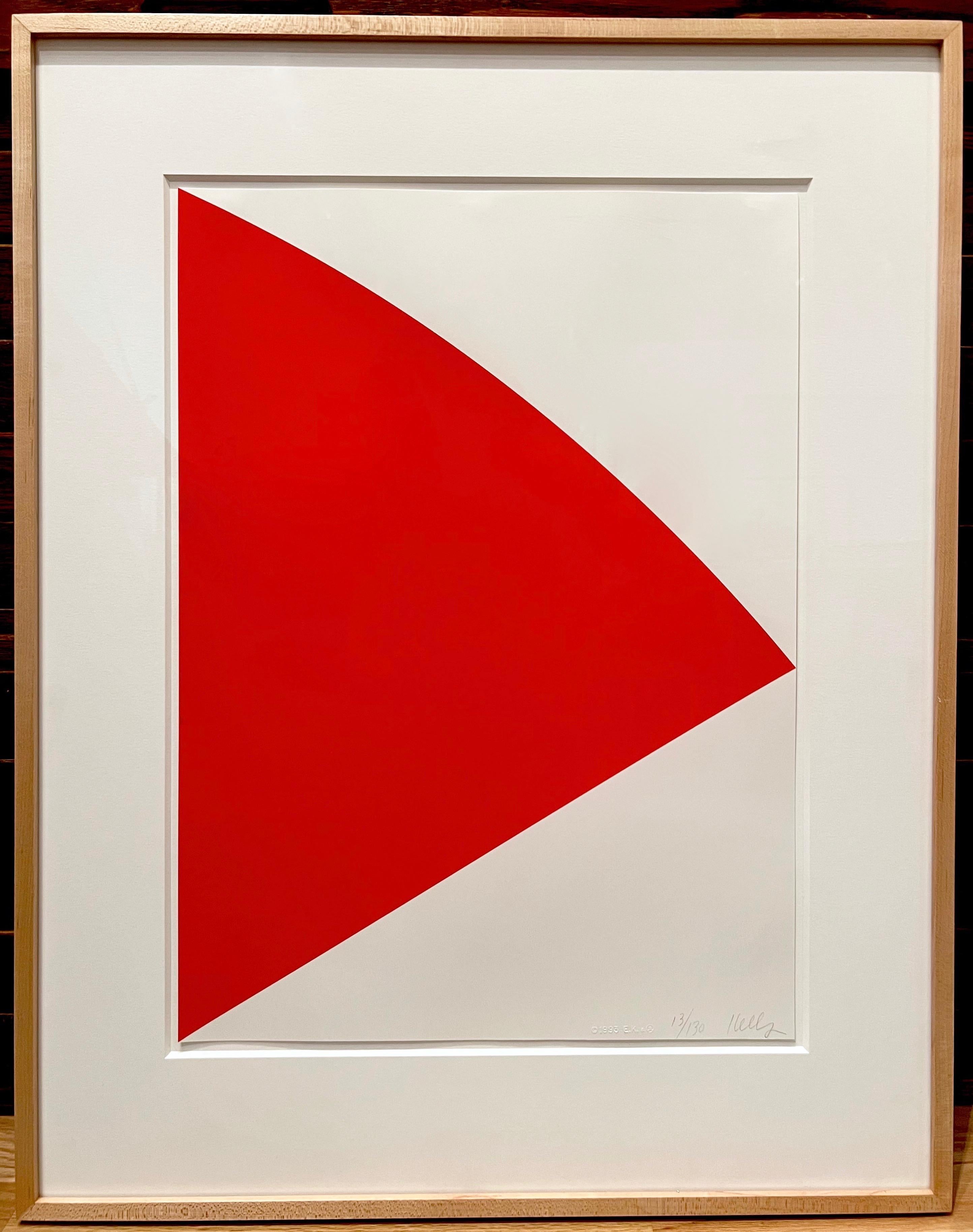 Red Curve (For Joel) - Print by Ellsworth Kelly