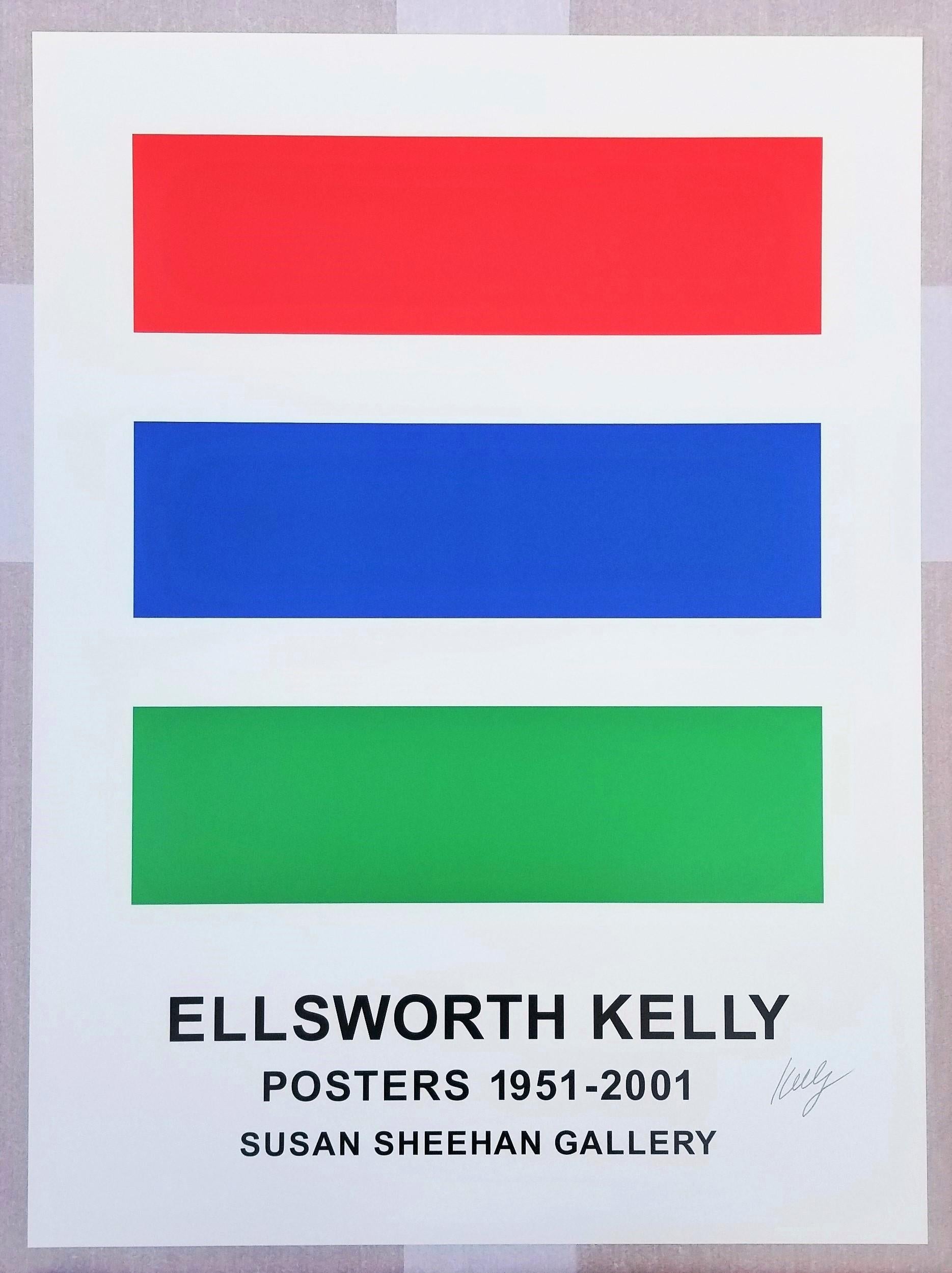 Susan Sheehan Gallery (Ellsworth Kelly Posters 1951-2001) Poster (Signed) Color For Sale 1