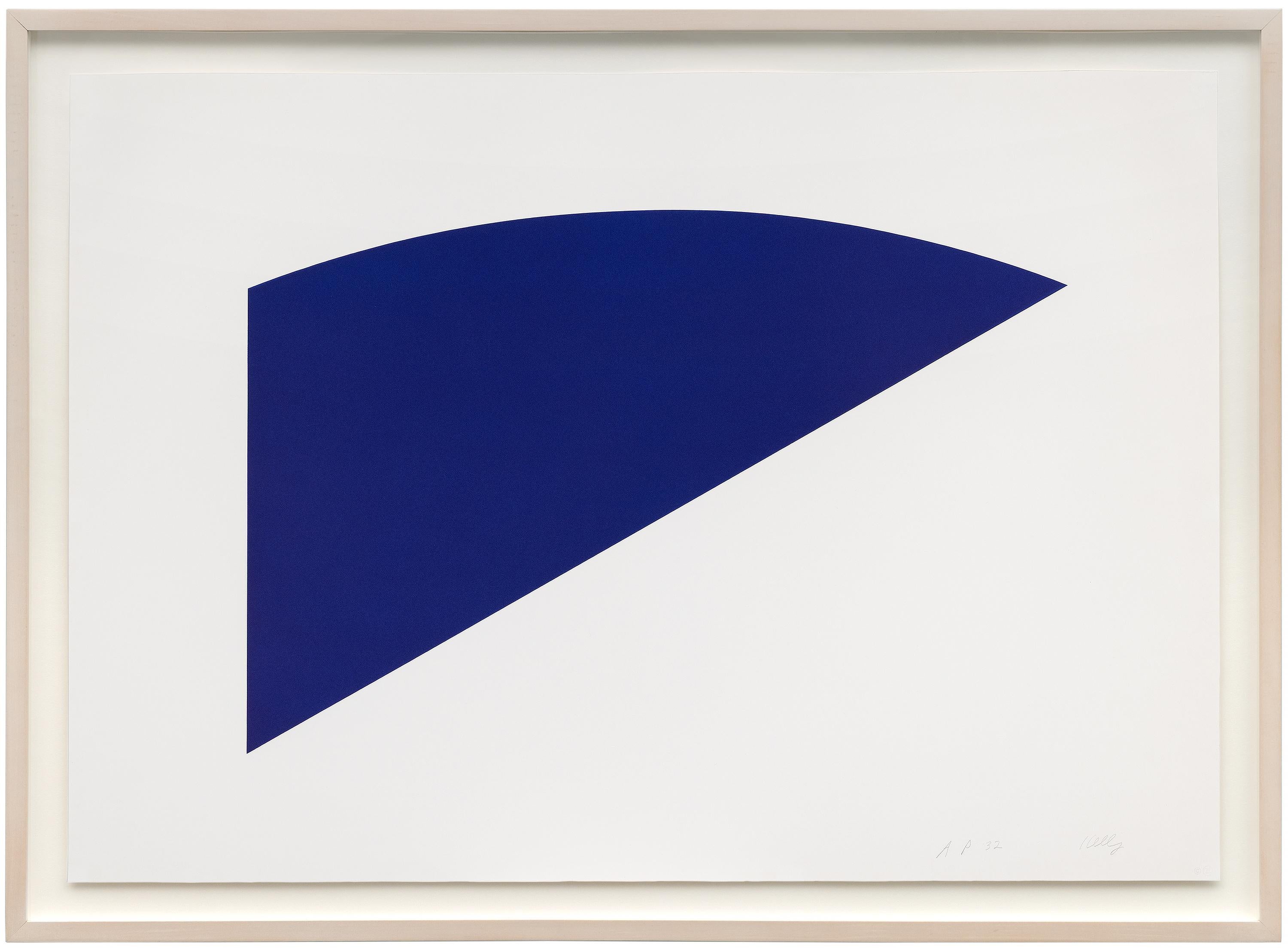 Untitled - Contemporary Abstract Lithograph, 1983 - Print by Ellsworth Kelly