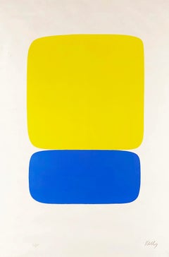 Yellow Over Dark Blue (from the Suite of Twenty-Seven Color Lithographs)
