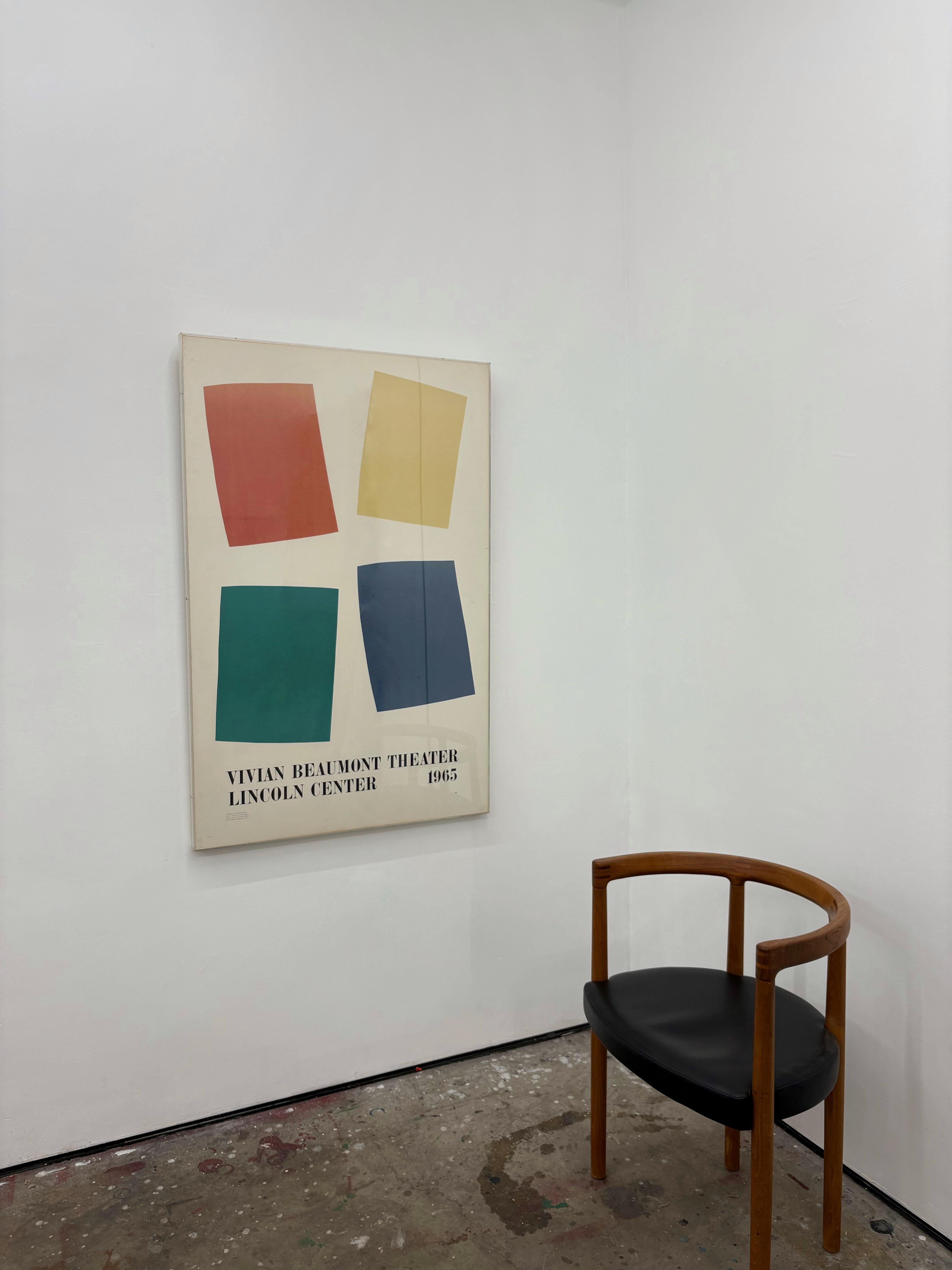 Ellsworth Kelly Vintage 1965 Mitte des Jahrhunderts
Modernist Lithographie Druck 