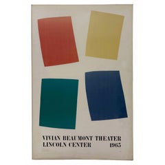 Ellsworth Kelly Vintage 1965 Mid Century Modernist Lithograph Print " Vivian Bea