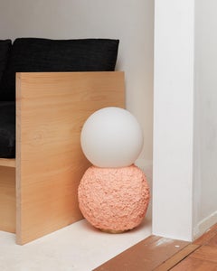 Ellsworth Table Lamp in Sculpted Coral Lacquer