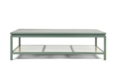 Ellwood Coffee Table with Cane & Glass by August Abode
