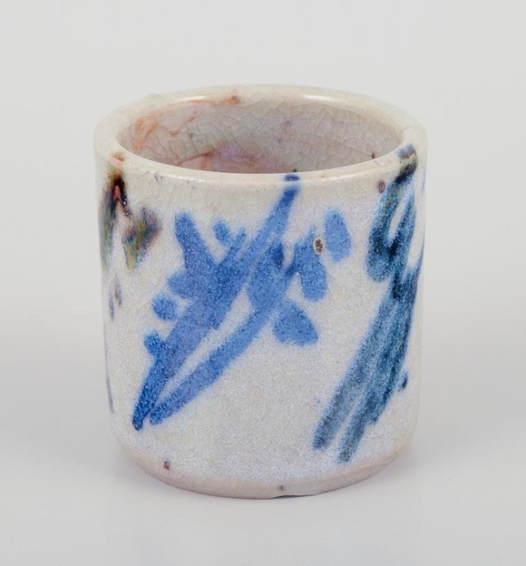 Ceramic Elly and Wilhelm Kuch. Three unique miniature vases, 1980s For Sale