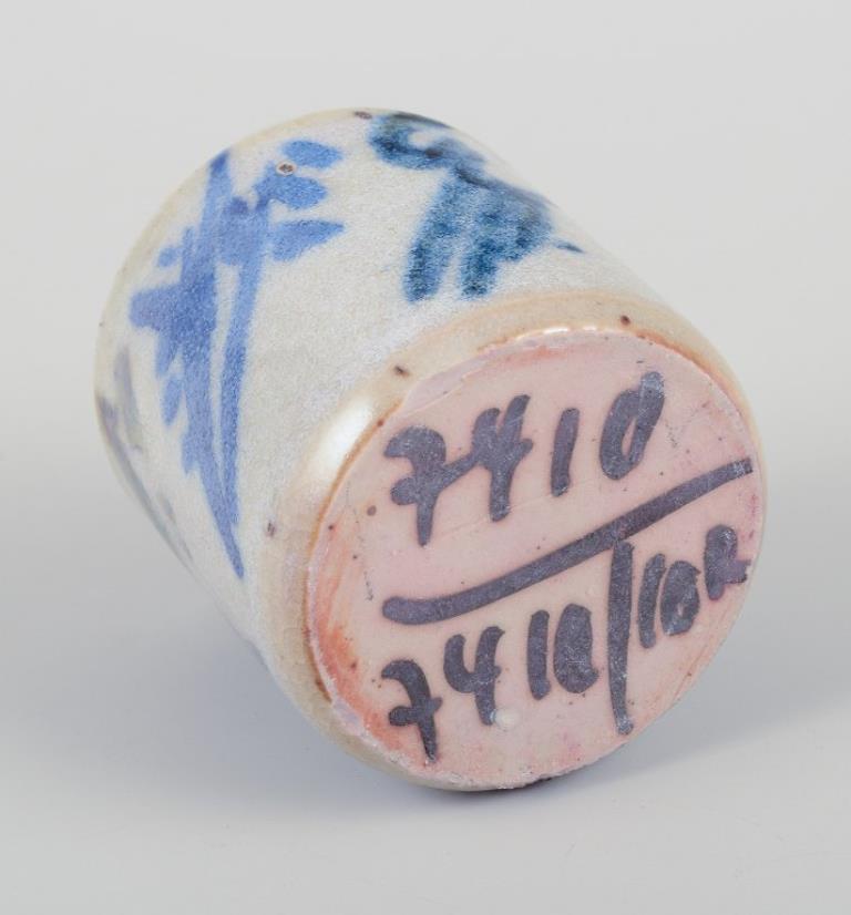 Elly and Wilhelm Kuch. Three unique miniature vases, 1980s For Sale 2