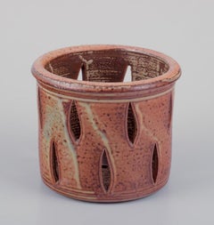 Elly and Wilhelm Kuch. Two unique ceramic plant pot covers. 1980s