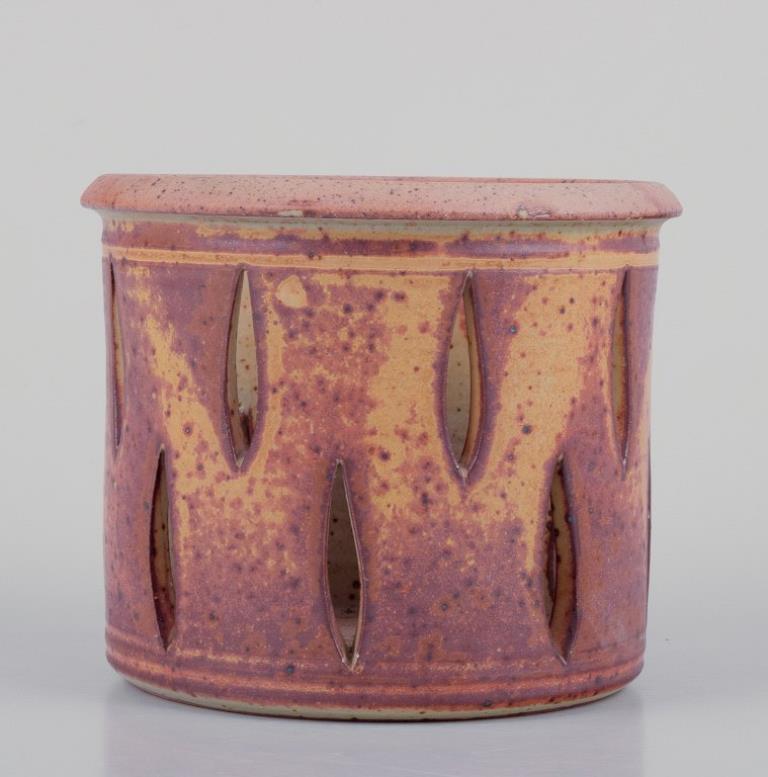 Ceramic Elly and Wilhelm Kuch. Two unique ceramic plant pot covers. 1980s For Sale
