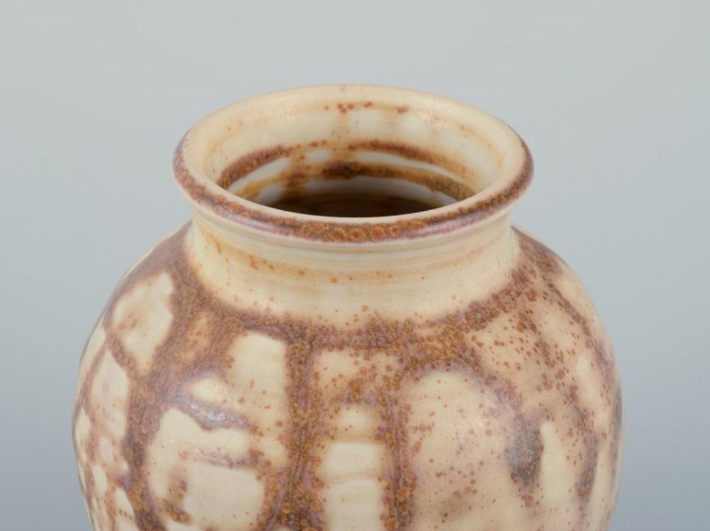 Late 20th Century Elly Kuch and Wilhelm Kuch. Unique ceramic vase. 1980s For Sale