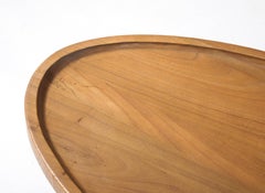 Elm and Marble Table, France 1960's