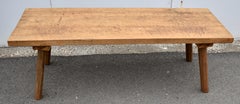 Elm and Oak Pig Bench Butcher's Block Coffee Table