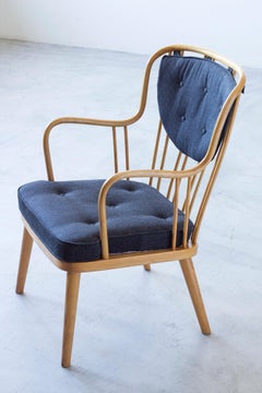 Sillón Elm de Aage Herman Olsen para Kocks Snickerifabrik, Suecia Década de 1940