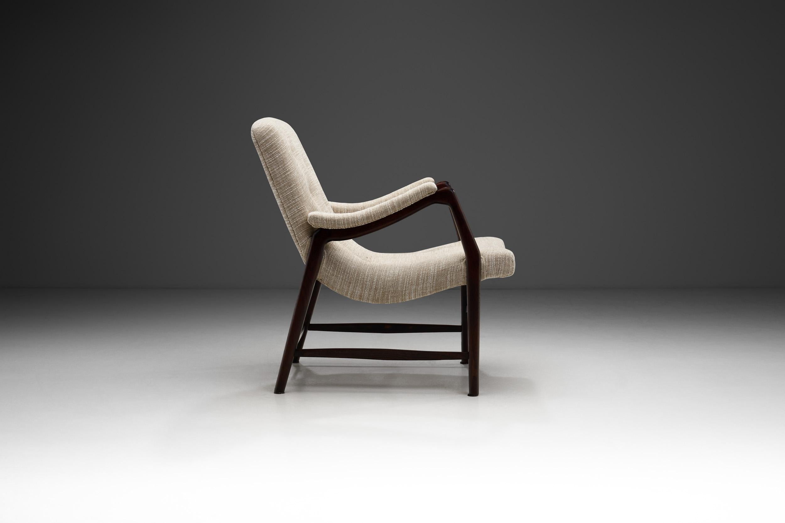Sillón Elm de Arne Hovmand-Olsen para J.L. Møller Møbelfabrik, Dinamarca 1947 Danés en venta
