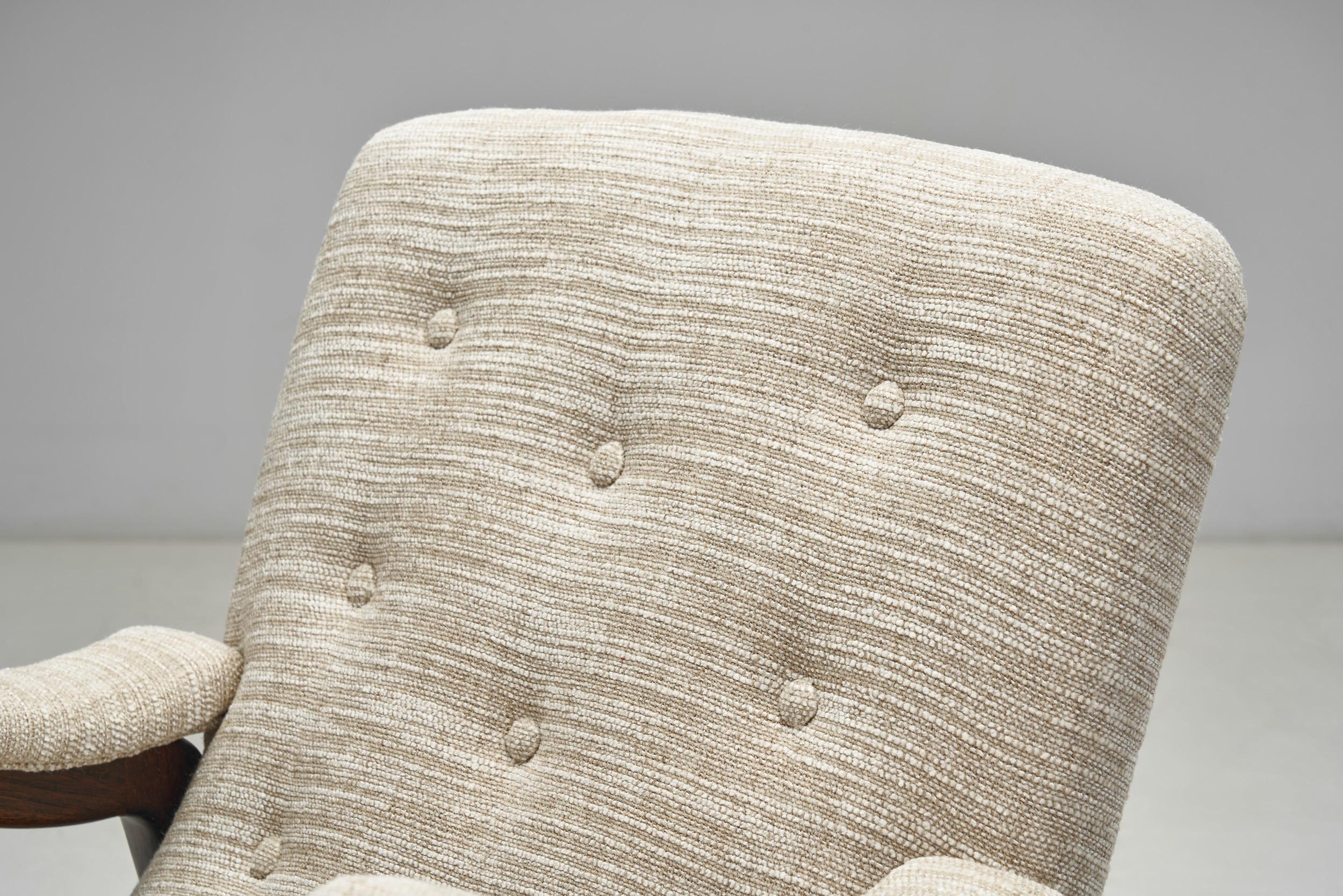 Sillón Elm de Arne Hovmand-Olsen para J.L. Møller Møbelfabrik, Dinamarca 1947 en venta 1
