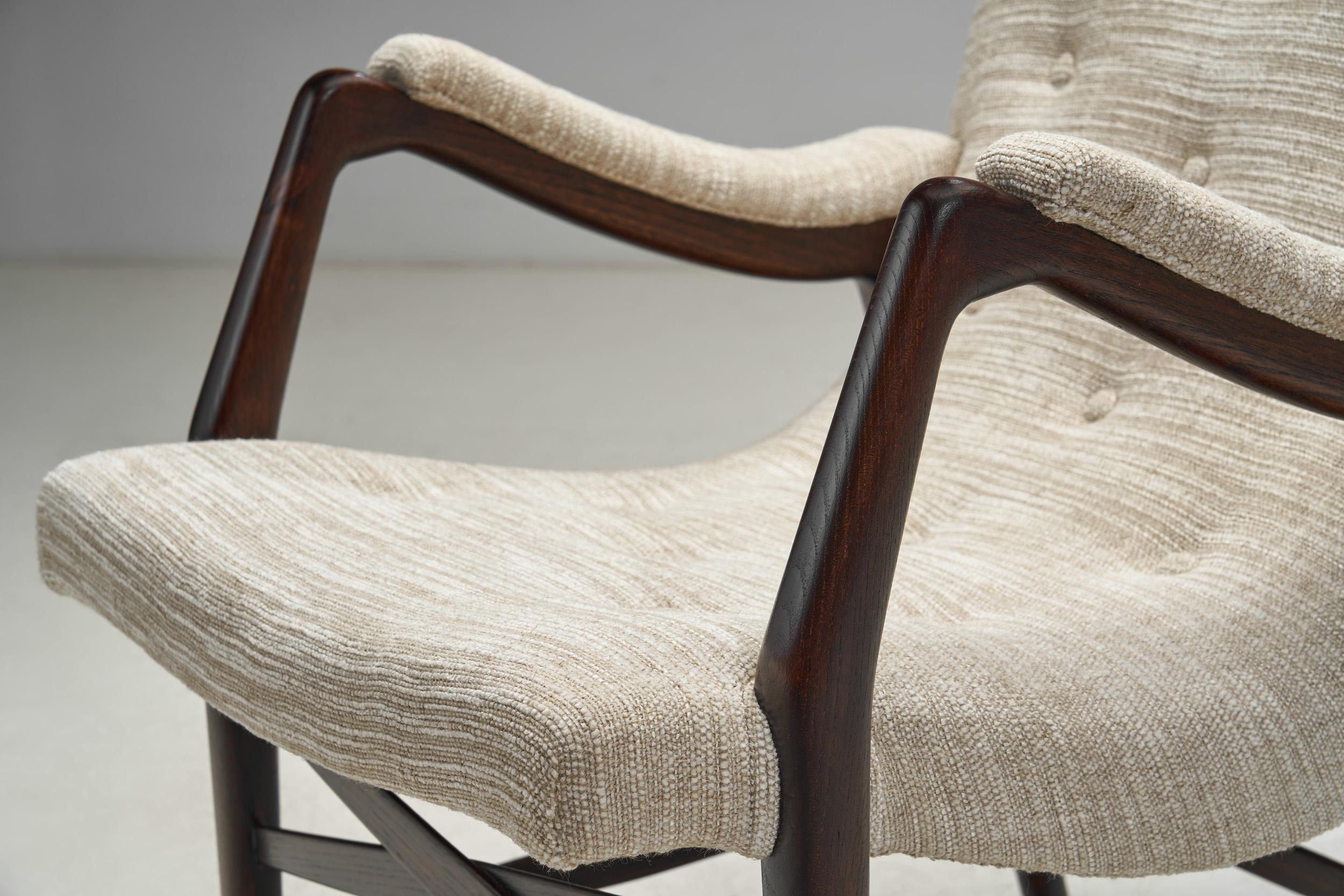 Sillón Elm de Arne Hovmand-Olsen para J.L. Møller Møbelfabrik, Dinamarca 1947 en venta 2