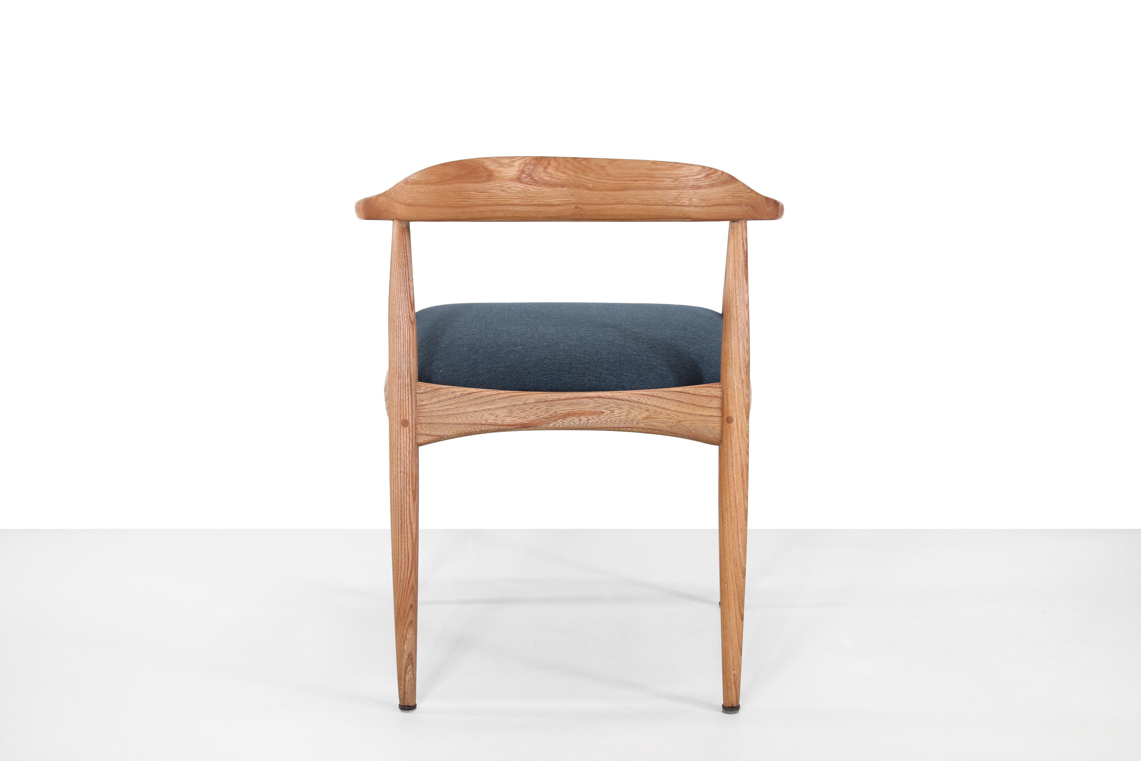 Danish Elm Armchair by Illum Wikkelso for Niels Eilersen, 1950's, Denmark For Sale