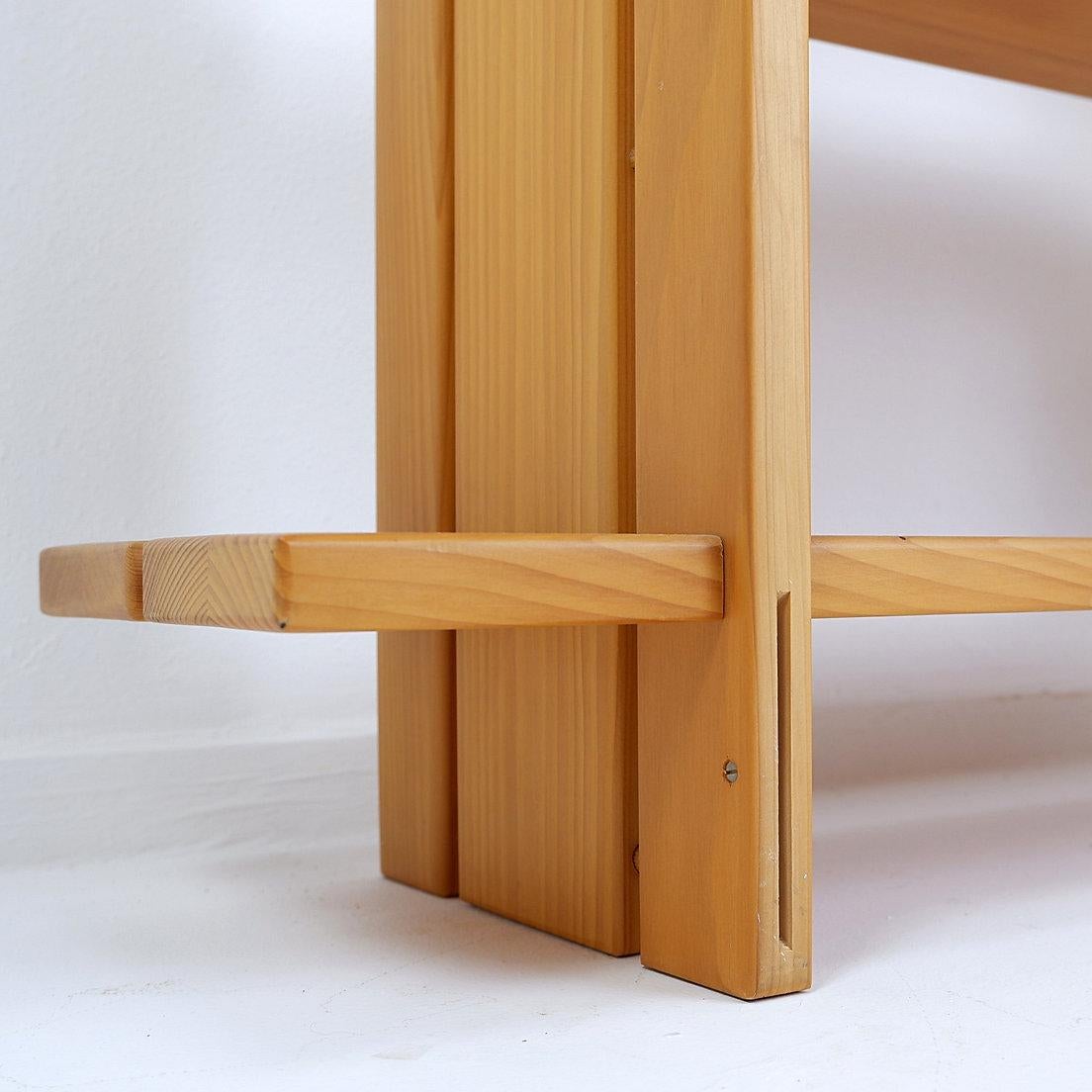 Elm Blonde Shelf attributed to Roland Haeusler for Maison Regain - 1980s 2