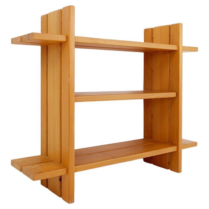 Elm Blonde Shelf attributed to Roland Haeusler for Maison Regain - 1980s