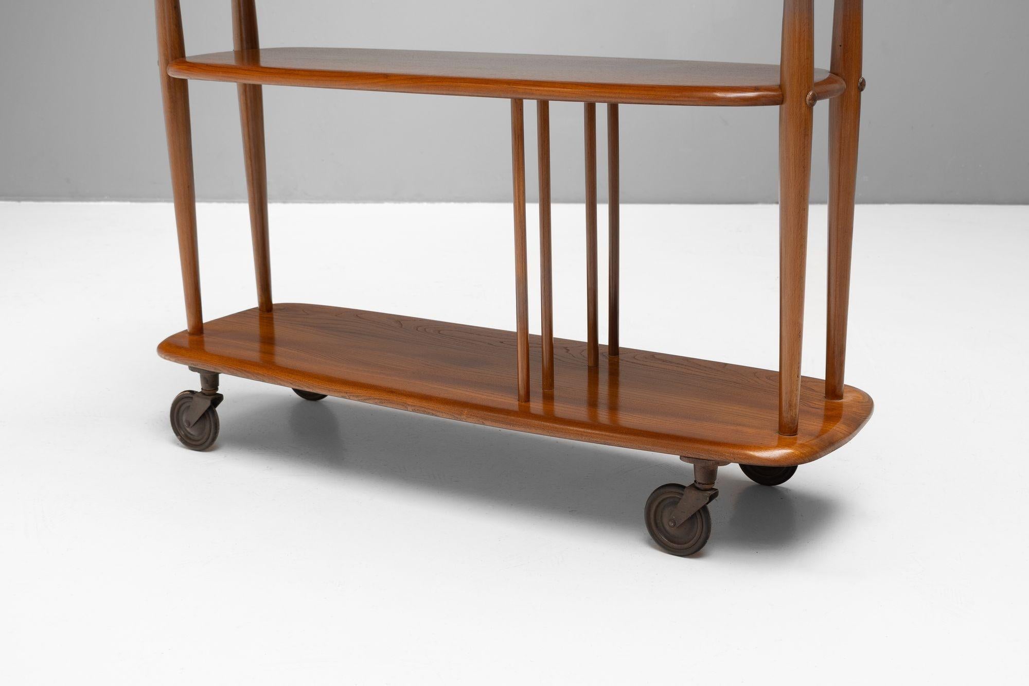 Mid-20th Century Elm Bookshelf by Lucian Ercolani for Ercol For Sale