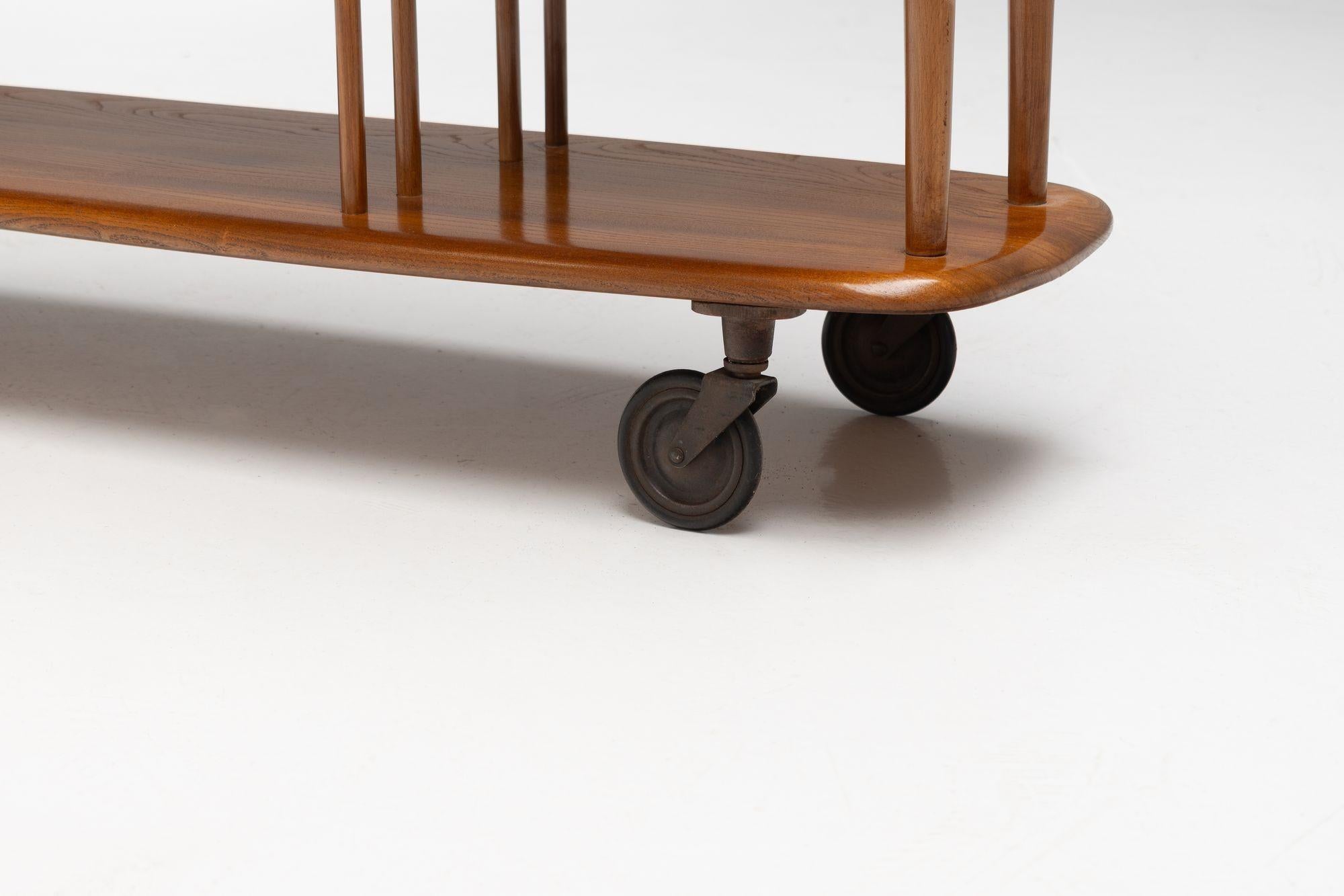 Beech Elm Bookshelf by Lucian Ercolani for Ercol For Sale