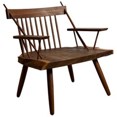 Elm Burl Wood Lounge Chair by Michael Rozell, USA 2021