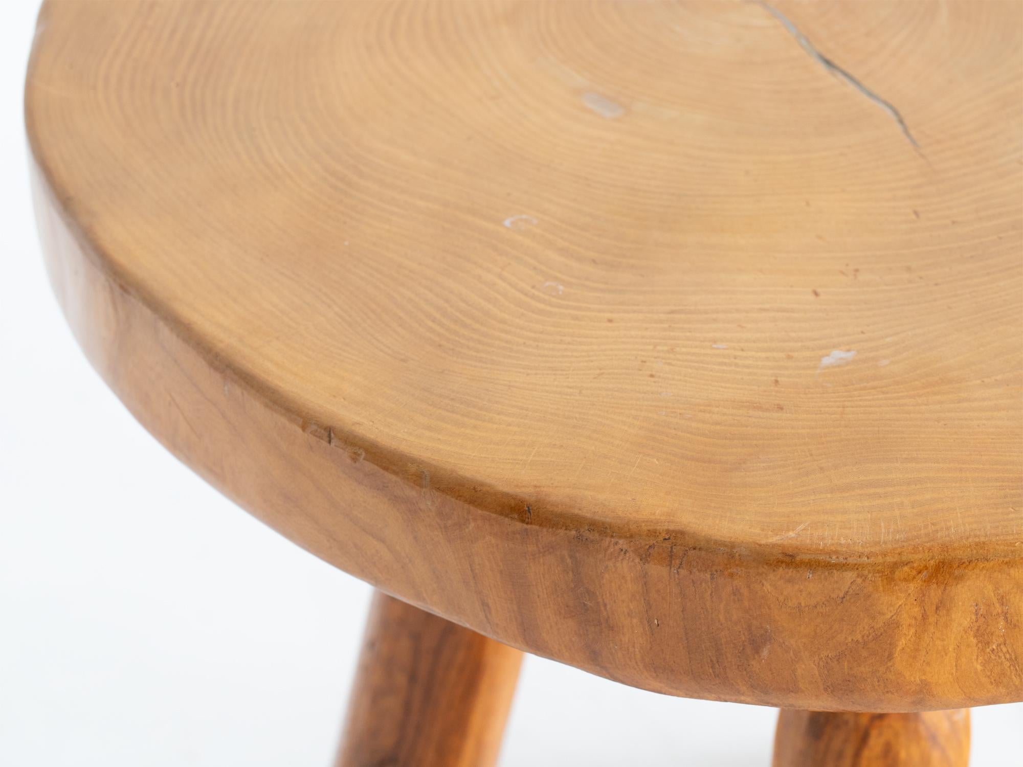 Elm Center Table Attr. Maxie Lane In Good Condition For Sale In Wembley, GB