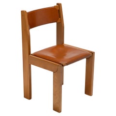 Elm chair by Maison Regain, 1960s