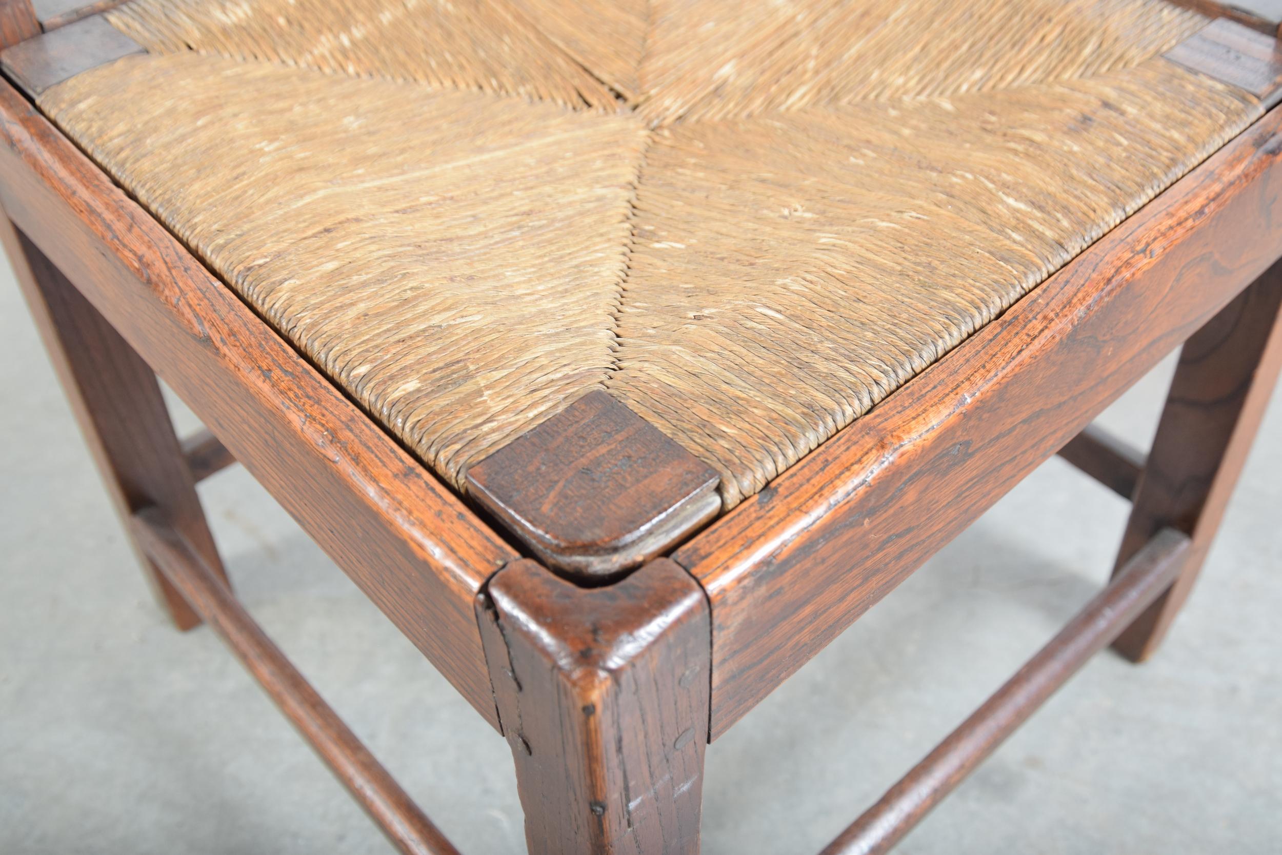 Elm Chippendale Corner Chair, circa 1780-1820 3