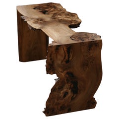 Mesa de centro de olmo