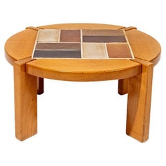 Table basse en orme, Maison Regain