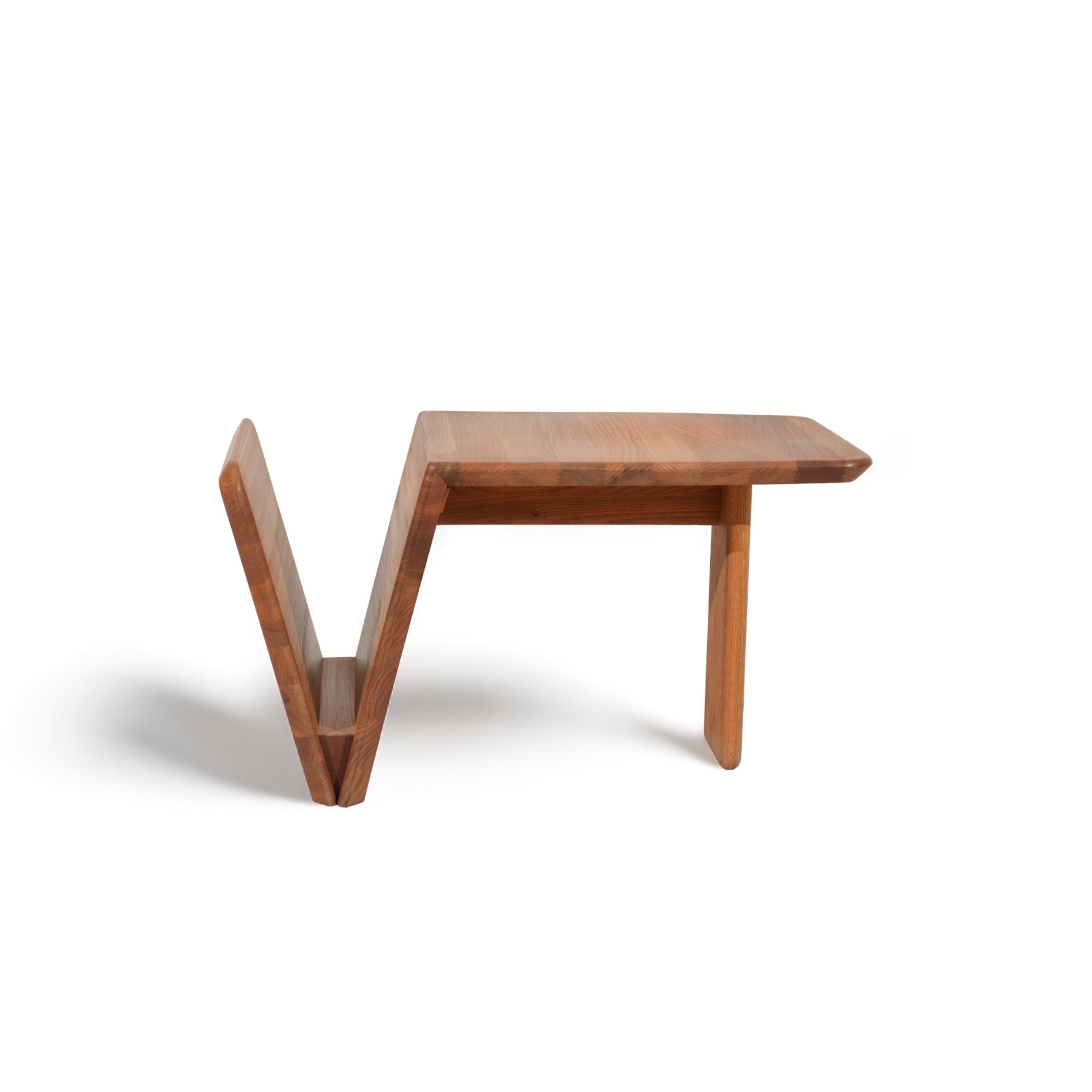 Late 20th Century Elm Coffee Table, Seltz, France, 1997